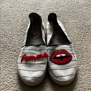 Circus by Sam Edelman Women's Espadrilles - Red and White Stripes